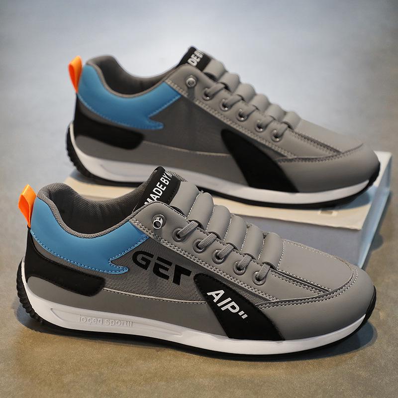 2024 Men's Trendy Slip-On Leather Travel and Hiking Sneakers