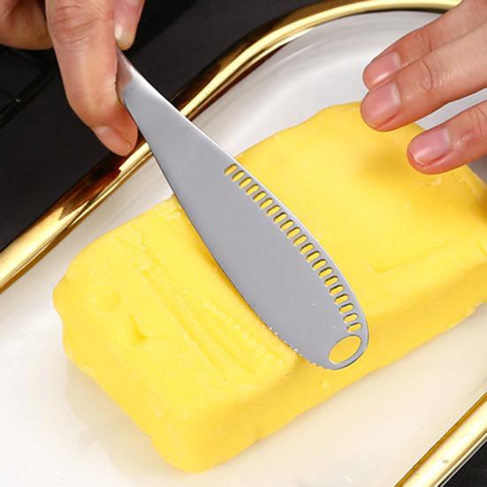 

Отличный экологически чистый, удобный в захвате, 7 цветов, резак для масла с зубчатыми краями для ежедневного использования, нож для хлеба