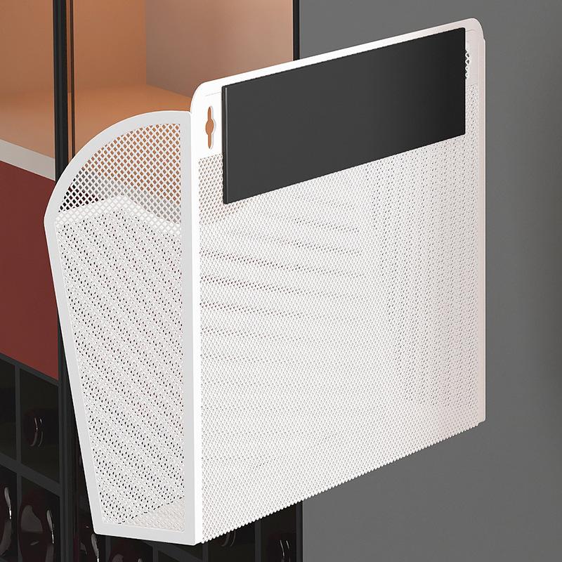 Magnetic Kitchen Storage Rack - Cling Film & Bag Organizer for Refrigerator