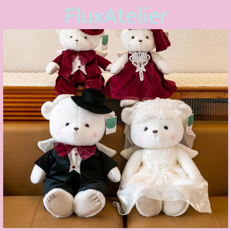 Gift Valentines Day For Brides Wedding Angel Bear Plush Doll Wedding Decoration