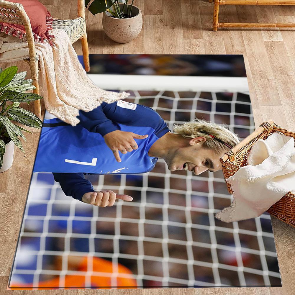 Atletico Madrid's Player Action Carpet Perfect for Decorate room Outdoor Hallway Bedrooms Anti-slip Rug Decorate Offices Best for Christmas