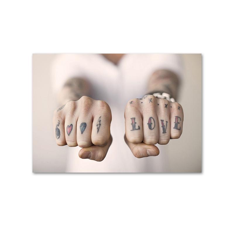 Schwarz-weißes romantisches Hand-in-Hand-Poster, Druck, Leinwandgemälde, moderne Liebeszitate, Wandkunst, Bild für Paare, Verliebte, Raumdekoration