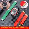 Per TUDOR Black Bay 1958 M79030 M79230/79220 M7939G1 Cinturino morbido in silicone Orologio Cinturino in gomma curvo Impermeabile 20 22mm