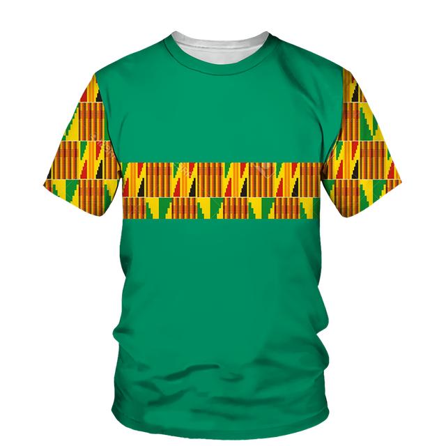 African Dashiki Print T-shirt Männer/Frauen Ethnische Vintage Folk-benutzerdefinierte Kleidung 2023 Sommer Casual Paare Kurzarm Grafik tops