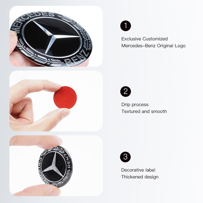 GLC GLB Car Gearbox Control Lever Sticker Shift Handle Emblem For Mercedes Benz AMG W203 W206 W220 W205 W211 W212 W201 W210 W10