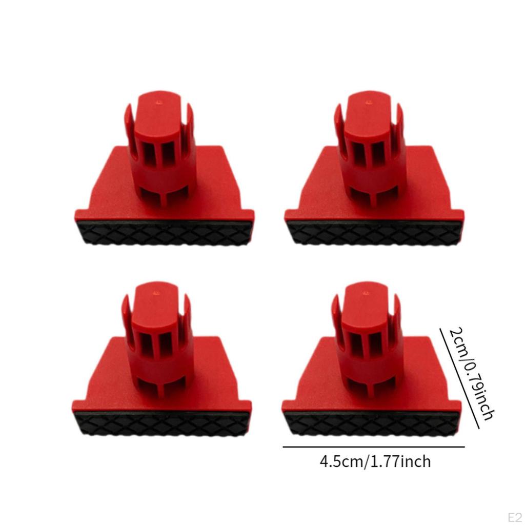 4x Woodworking Bench Dogs Stopper Dog Clamp Clamping Tool Kits AntiSlip for Positioning