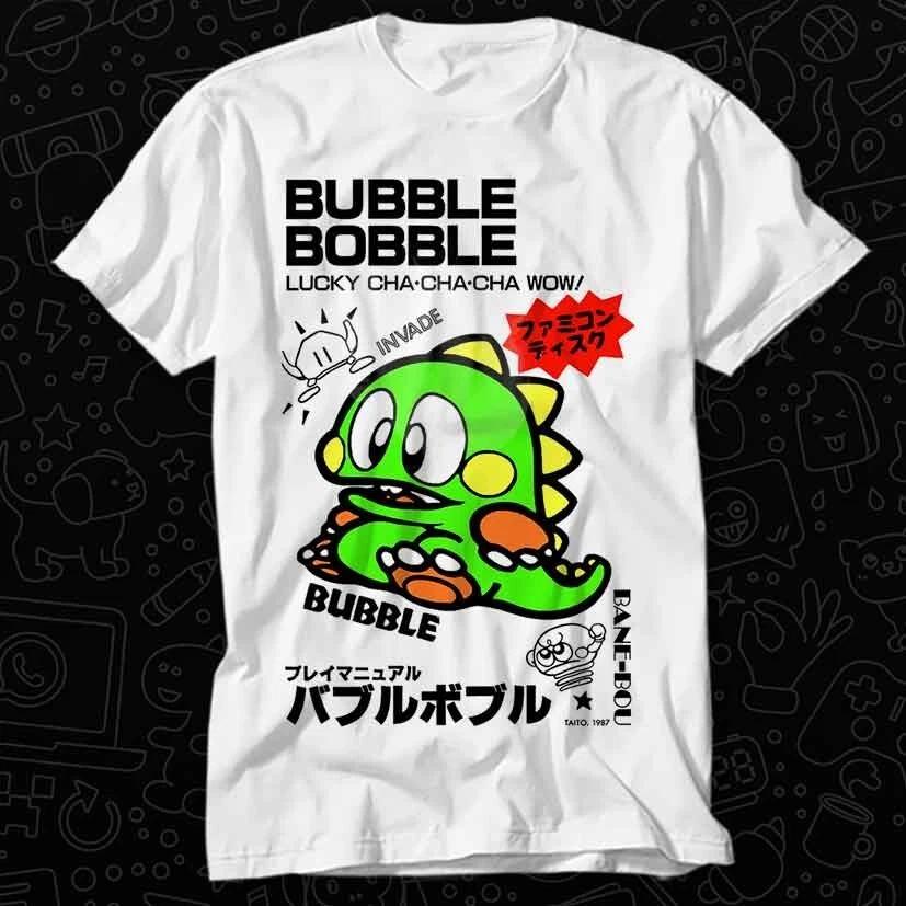 Японский плакат Bubble Bobble Футболка Famicom 153 XL