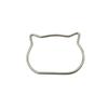 Cat/Bear Shapes Bag Handle Fashionable Iron Not Easily Fade Luggage Hardware Accessories Sturdy Bag Carrying Ring Diy