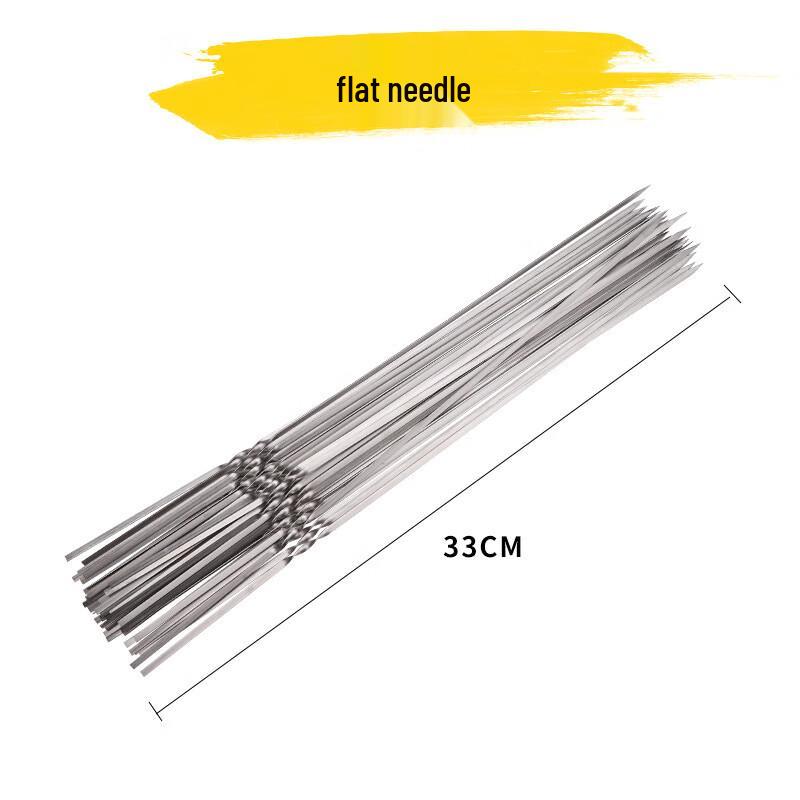 Portable Outdoor BBQ Flat Skewers