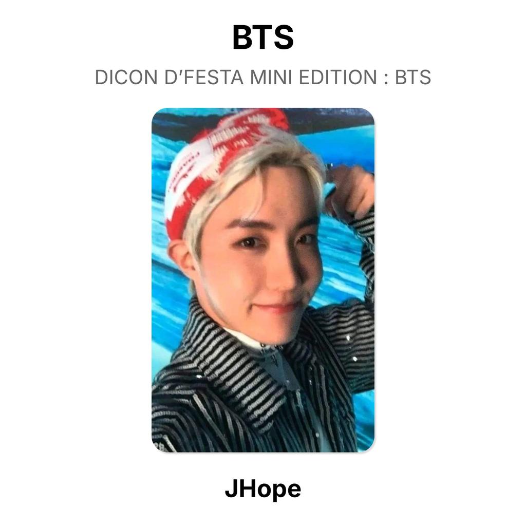 BTS DICON D’FESTA MINI EDITION : BTS Official Photocard