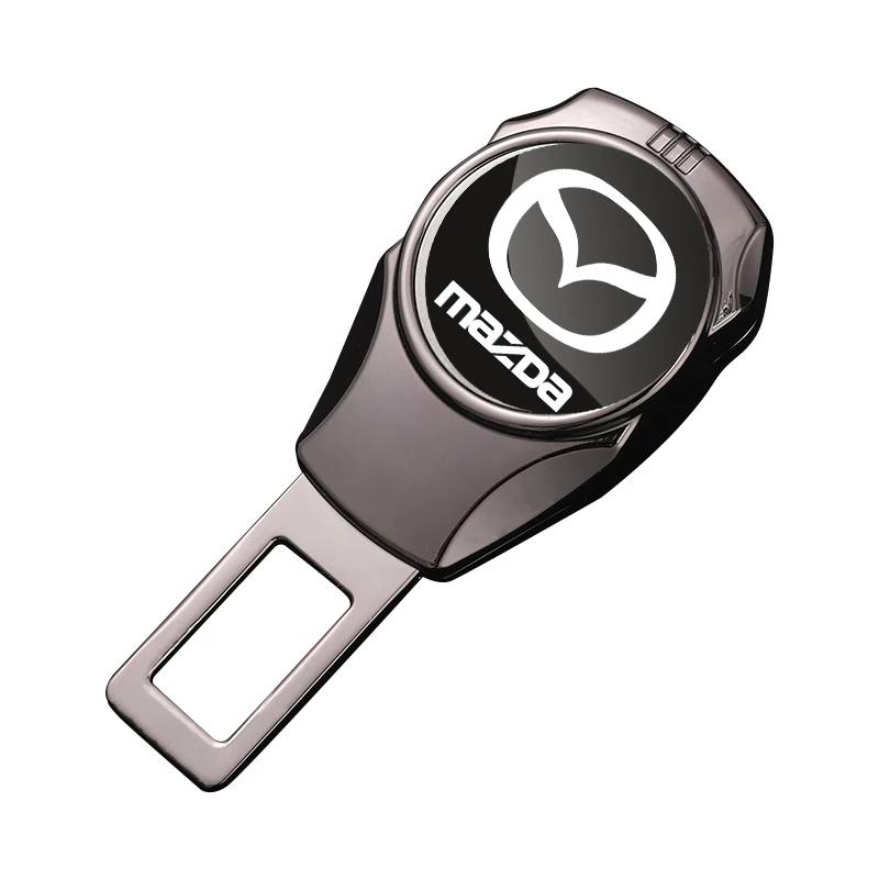 

2025 Hot Car Interior Seat belt Clip Metal Extenders Car Accessories For Mazda MX-5 2 5 3 6 CX-8 CX-3 CX-5 CX-7 чёрный