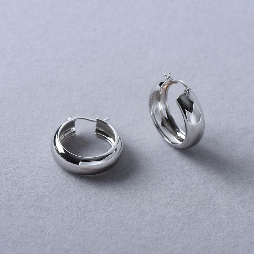 Simple And Fashionable Old Money Style Round Earrings, Ear Buckles, Advanced Metal Versatile Earrings, Niche Trendy Temperament Versatile Earrings