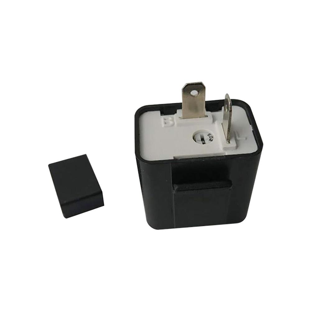 Motorcycle LED Flasher Relay Adjustable Frequency Square Flashing Flasher Motorcycle Led Lights Turn Signal Indicator 12V Flash