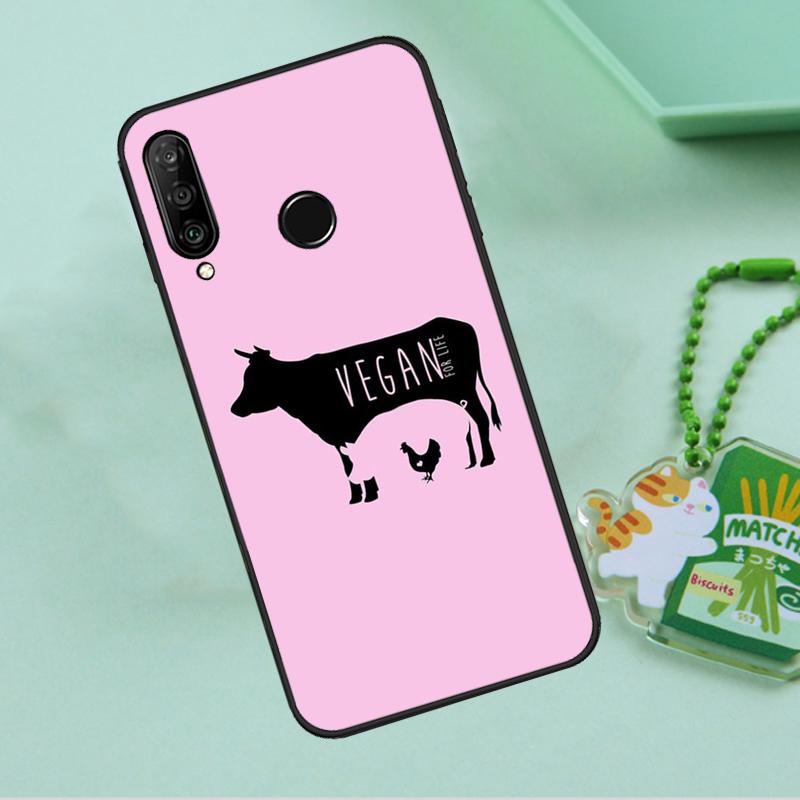 Veganes Vegetarisches Zitat Für Huawei Nova 12i 12s 7i 8i 11i 9 10 SE Y90 Y60 Y70 Y72 Y61 Y91 P30 P40 Lite P60 Pro Hülle