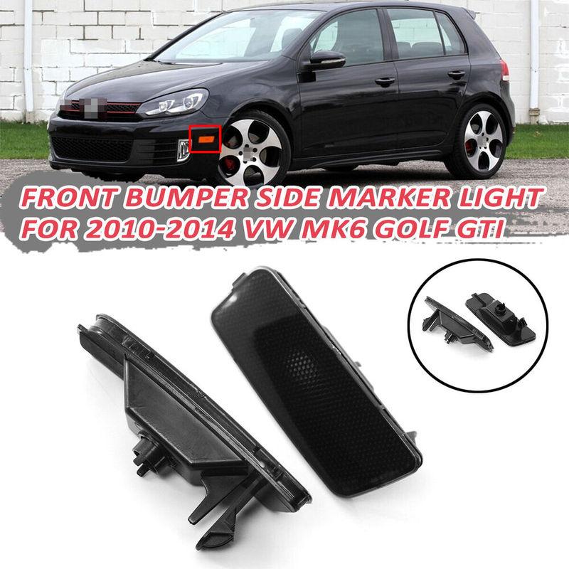 1 Pair Car Front Bumper Turn Signal Bezel Side Marker Light Lamps Housing For VW Golf MK6 GTI 2009-2013 5K0945071 5K0945072