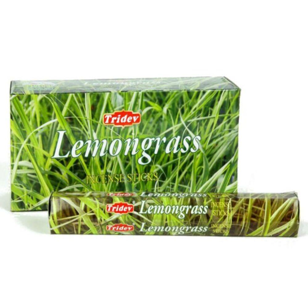 

Tridev LemonGrass Agarbatti/благовония палочки | Серия Hexa | Аромат | Посвящение | 3 упаковки * 20 г для пуджи/богослужения