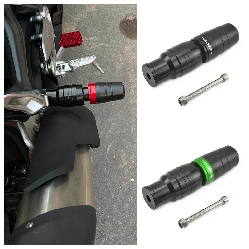 FIT FOR CFMOTO 450SR 450 SR -2025 Exhaust Pipe Buffer Anti Drop Ball Sliders Protector Crash Pad Falling Protection