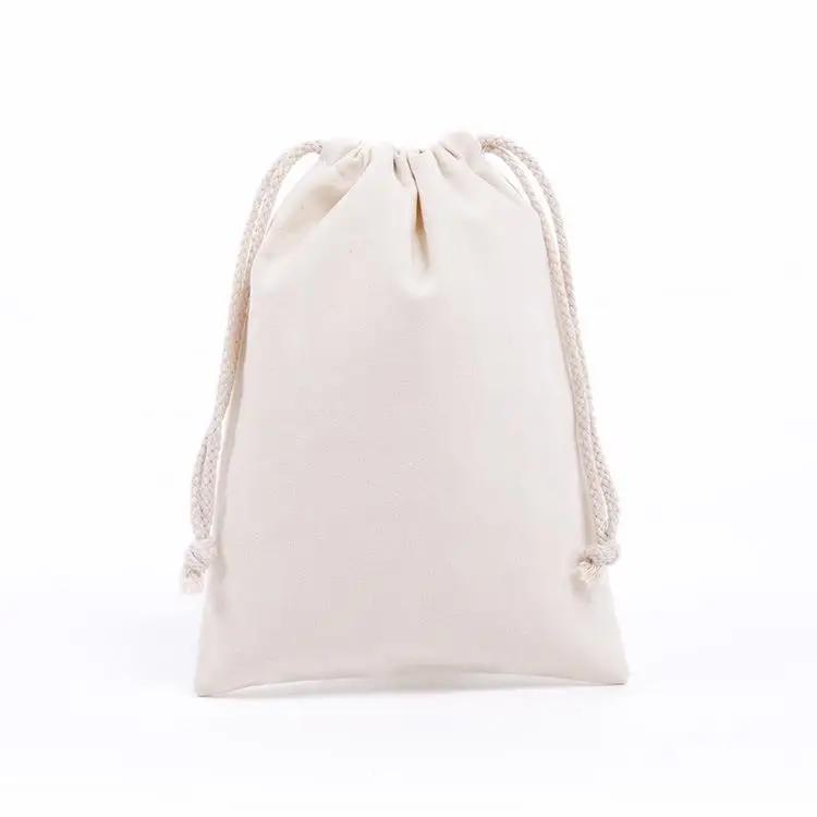 Casual Multi-size Drawstring Cotton Bundle Pocket Wedding Christmas Gift Diy Bag Pouch Home Dust Storage Bag
