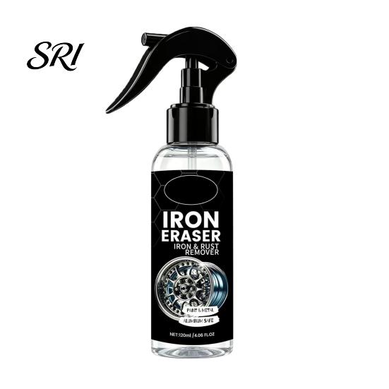 Iron Powder Rust Remover Spray for Cars, Wheels Brake Dust, And Oxidation 120ml Metal Cleaner Auto Paint, Fast Dissolve Stain Removal Nuts Bolts 1pc
