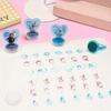 MINISO 6er Frozen Prinzessin Stempelset - Waschbare Cartoon Stempel - Mehrfarbige Optionen, Geeignet zur Albumdekoration