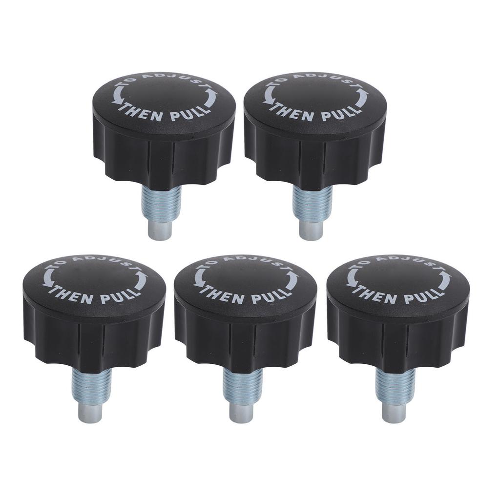 5PCS Pull Pin Knob Spring Loaded Handle Fast Installation for M18 Exercise Bike Fitness Equipment