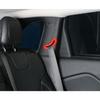 Seat Belt Buckle Adjust Frame Trim 4PCS For Jeep Cherokee 2014- Bright Red