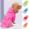 Pet Dog Hooded Raincoat Pet Waterproof Puppy Dog Jacket Outdoor Coat