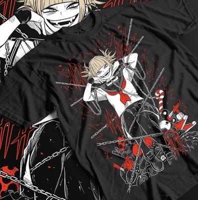My Hero Academia T-Shirt, Himiko Toga, Izuku Midoriya, Unisex Tee, Kawaii Gift