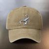 A Vintage Realistic Style Scorpion Print Washed Cap Perfect for Daily Outings As a SunShielding Baseball Hat This Trendy Coup