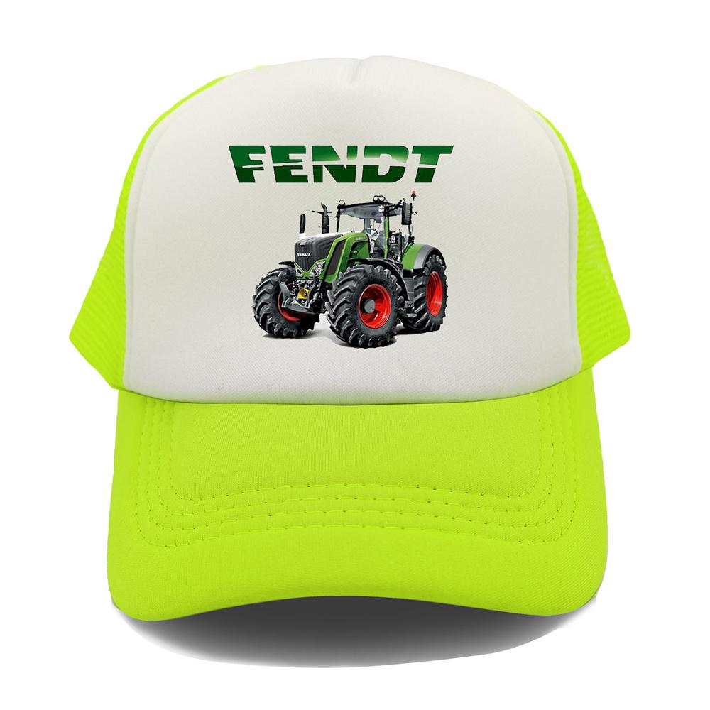 Berretto da camionista Fendt Unisex Divertente Trattore Agricolo Agricoltura Cappello Fendt Cappellino da baseball Fresco Estivo Berretti Unisex a Rete