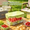 Refrigerator Storage Box, Outdoor Portable Fruit Box, Rectangular Food Storage Container, Freezer Drainer