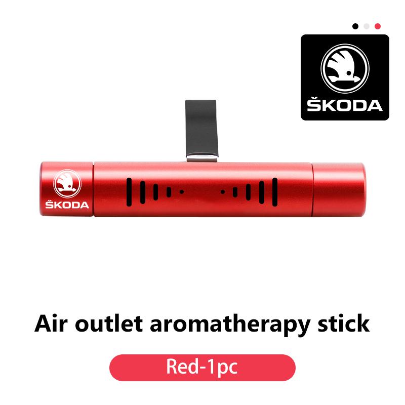 AAFO1 For Skoda Car Air Vent Perfume Auto Air Freshener Flavoring Smell Aroma Accessories VRS Octavia 1 2 3 A7 A5 Fabia Rapid Superb