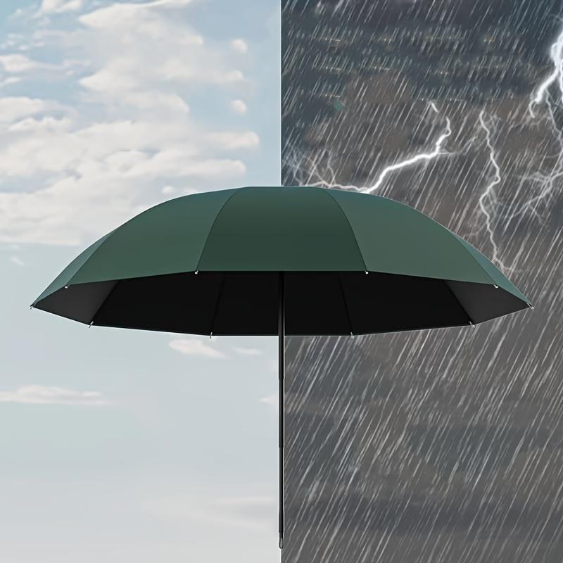 130CM Large Size Super Large Umbrella for Men and Women, Three-person Double-use Umbrella for Sun and Rain, Strengthening