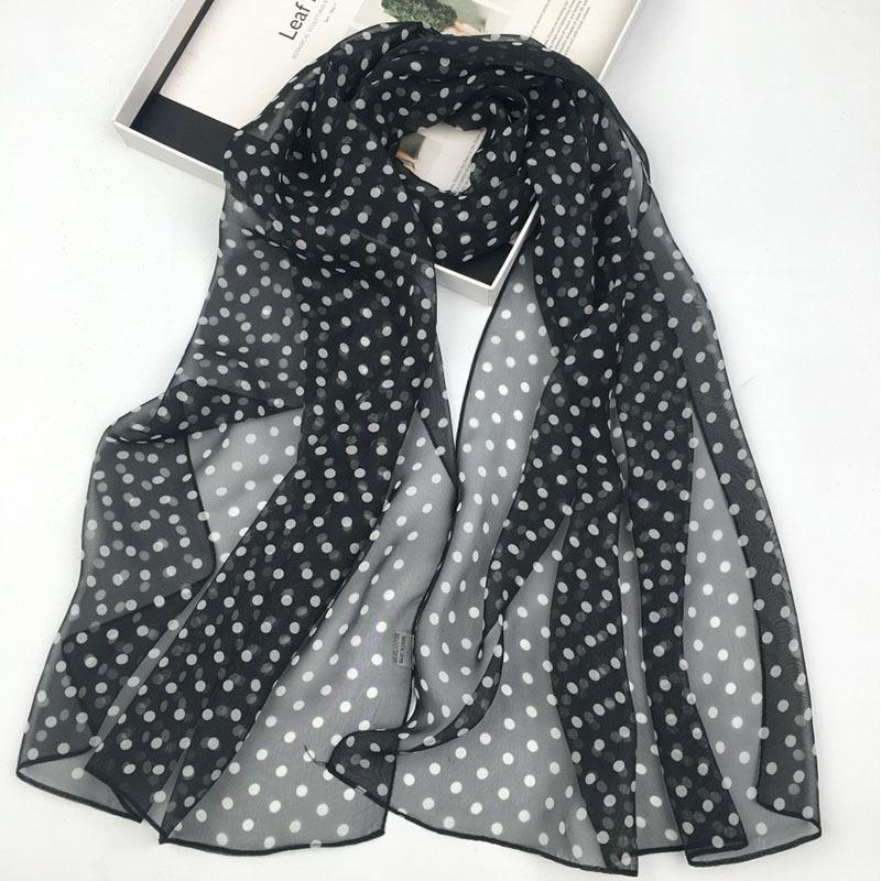 Autumn/Winter Korean Double Wave Point Scarf for Women Neck Scarf Atmosphere Neck Accessories