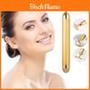 Premium Goldener Gesichts-Massage-Stab Elektrischer Gesichtsmassager Schönheitswerkzeug für Zuhause und Spa-Anwendung