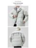 Cross-Border Korean Stand Collar Loose Thickened Couple Down Jacket