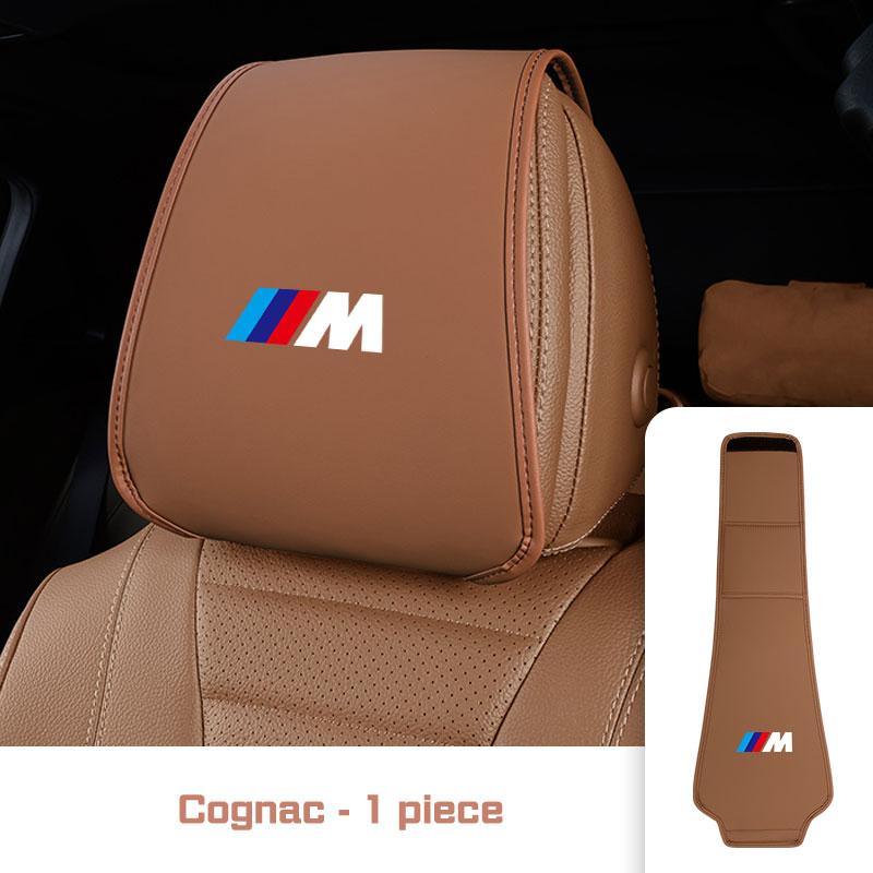 

Leather Car Headrest Cover For BMW M M3 E36 E39 E46 E60 E91 F48 F25 F15 F10 F20 F01 X1 X3 X5 Seat Head Pillow Cover Accessories