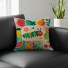 Character The Very Hungry Caterpillar Cushion Cover Natural Linen Pillowcase Set AllinOne Decor for Sofa Bedroom  Chair
