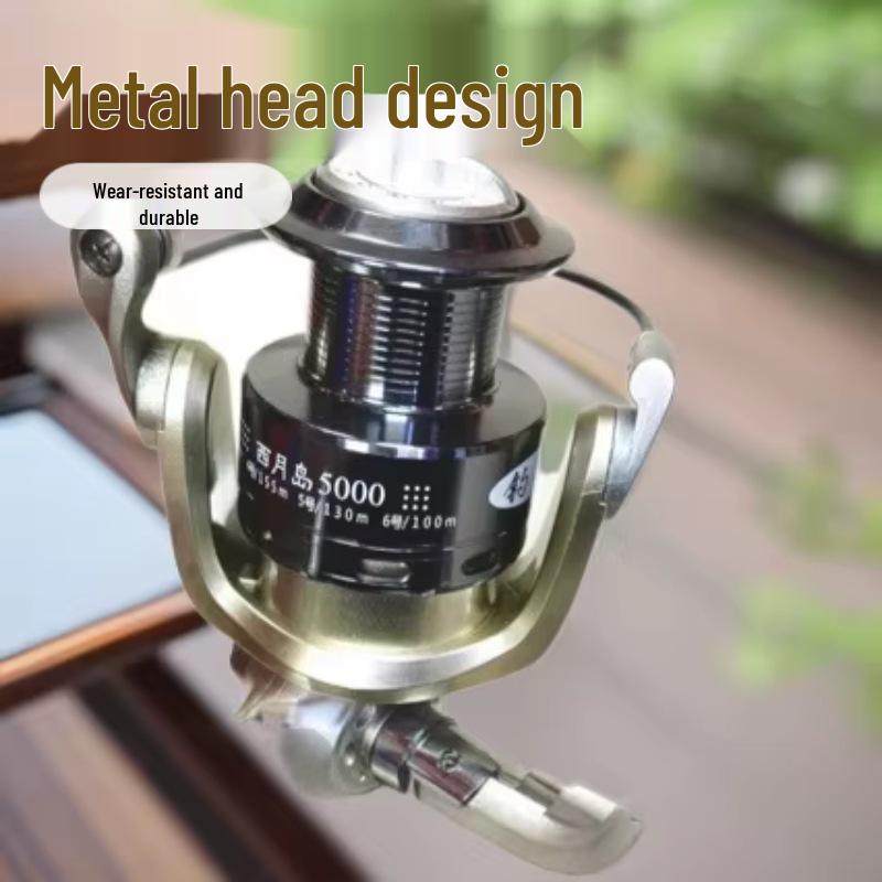 Zunxi Yuedao Spinning Reel: 5000/4000/3000/2000 Metal Head Front Drag Fishing Reel Zunxi Yuedao 2000 Metal Head