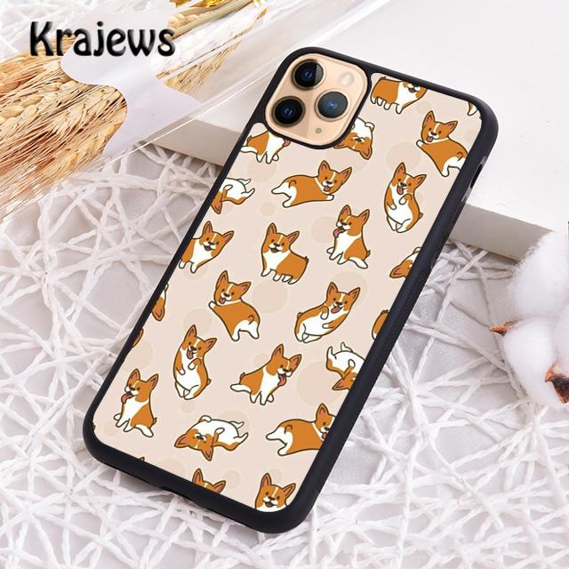 Krajews Lustige Shiba Inu Handyhülle Cover Für iPhone 17 Air 16 15 14 plus 12 13 pro max coque Schale Fundas