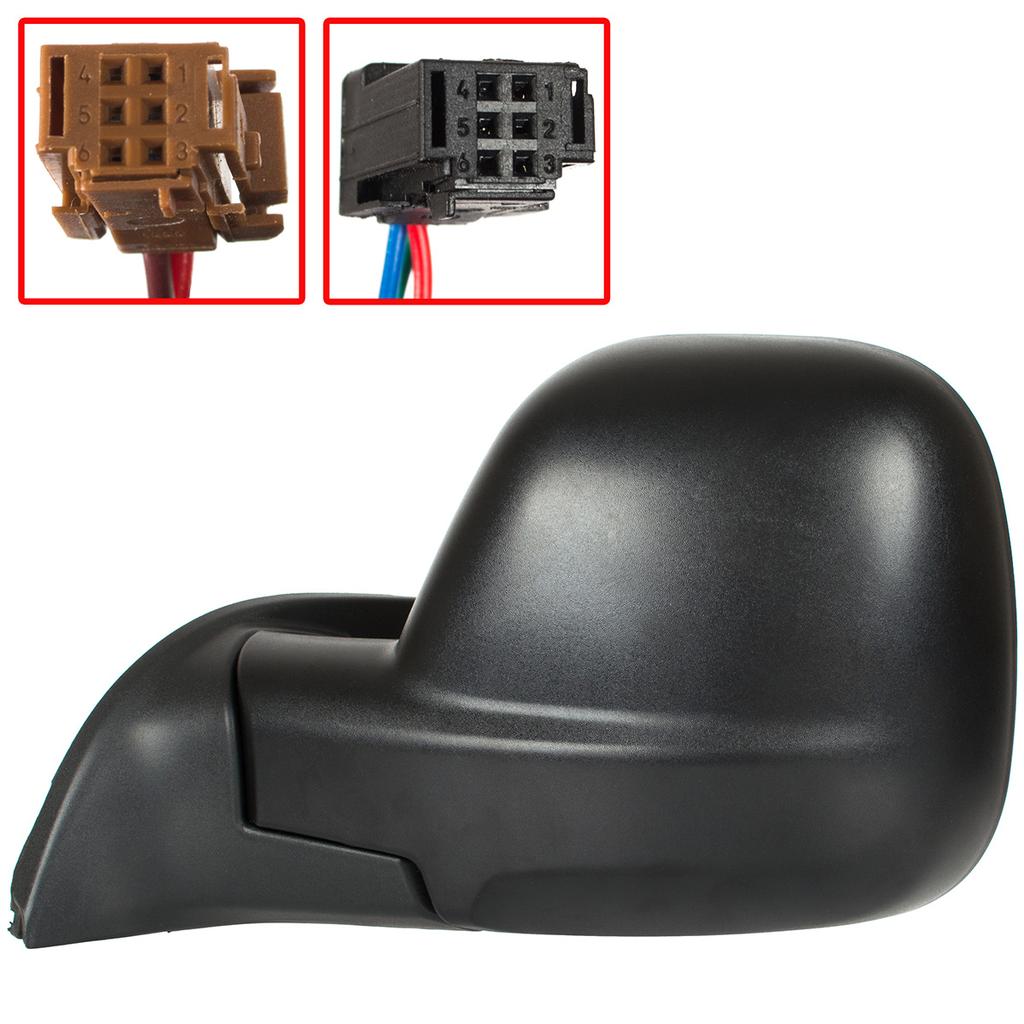 Citroen Berlingo 12-17 Exterior Mirror Electric Heated Black Left