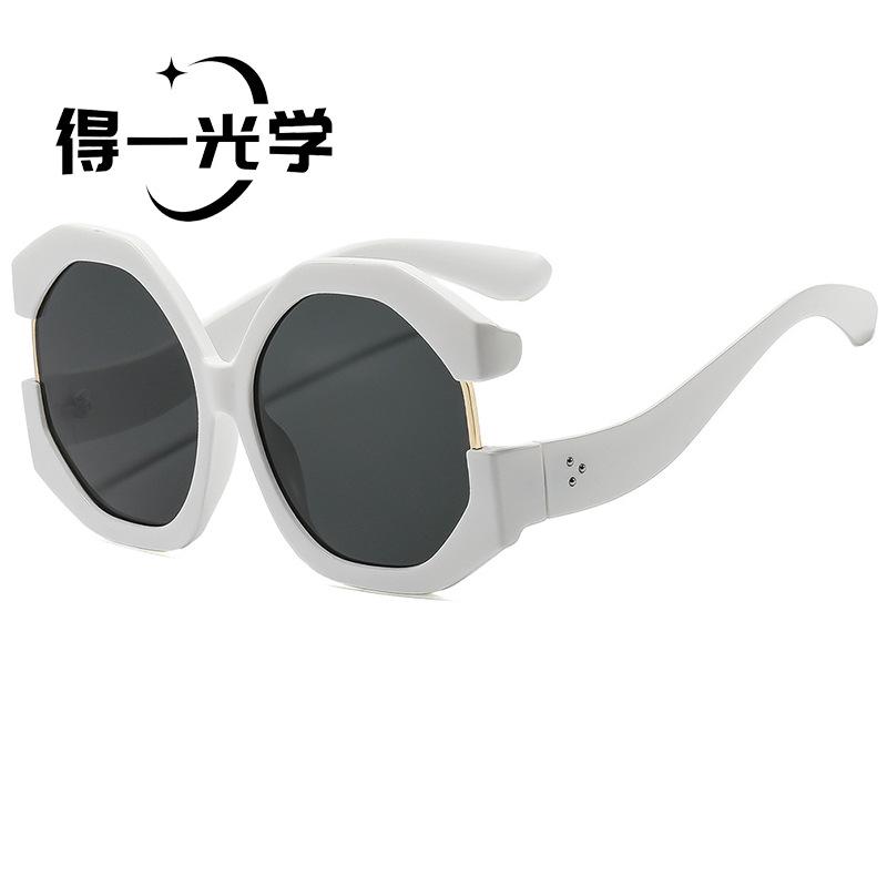 European and American fashion cat eye oversized sunscreen sunscreen sunglasses personalized color matching street sunglasses advanced sunglasses