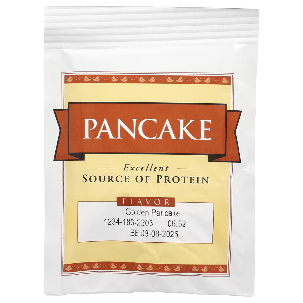 BariWise Protein Pancake & Waffle Mix, Golden Delicious, 7 Packs, 0.88 Oz (25 G) Each