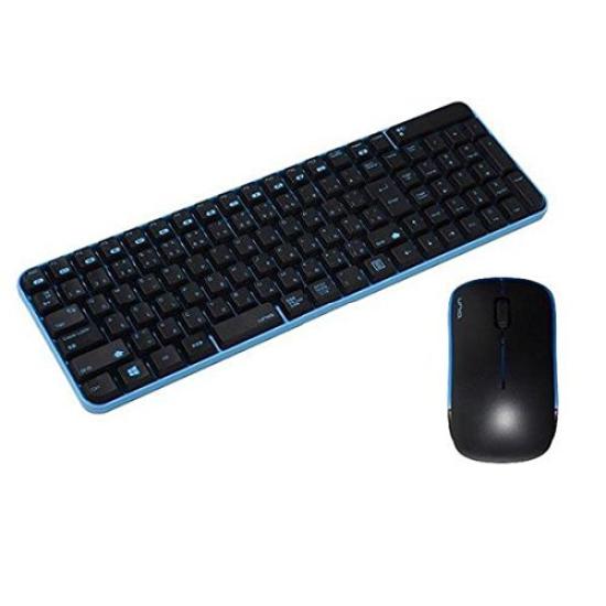 

Unique Wireless Mouse Keyboard Silent Black MK48367GBS & Combo, Model, & Blue,