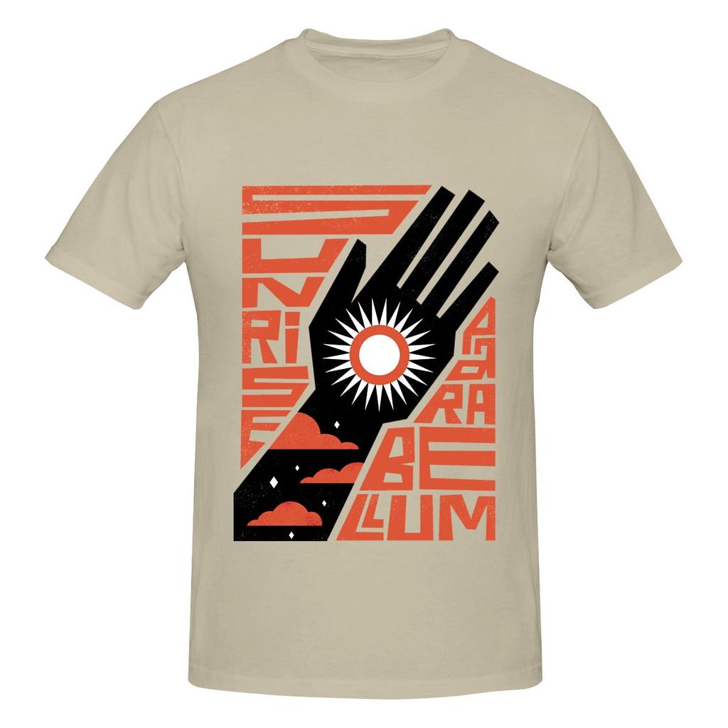 Sunrise Parabellum Delicate Tshirt Retro Vibe Commuting Essential Tshirt