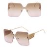 MePanda Unisex one-piece anti-ultraviolet personalized trend sunglasses, UV400.