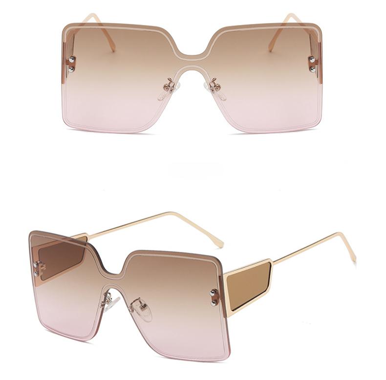 MePanda Unisex one-piece anti-ultraviolet personalized trend sunglasses, UV400.