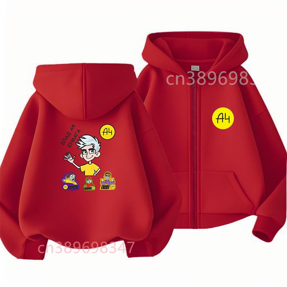 Kids Zipper Hoodies Fashion Hoodie Boy Girl Sweatshirt Hoody Casual Zip Up Top