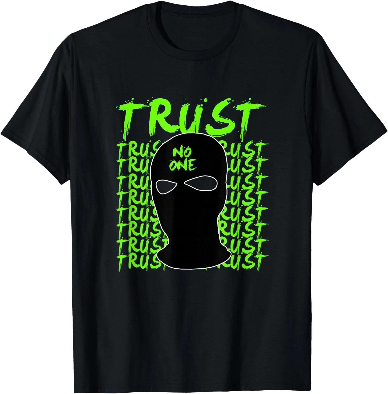 Green Trust Issues Green Graphic T-Shirt L