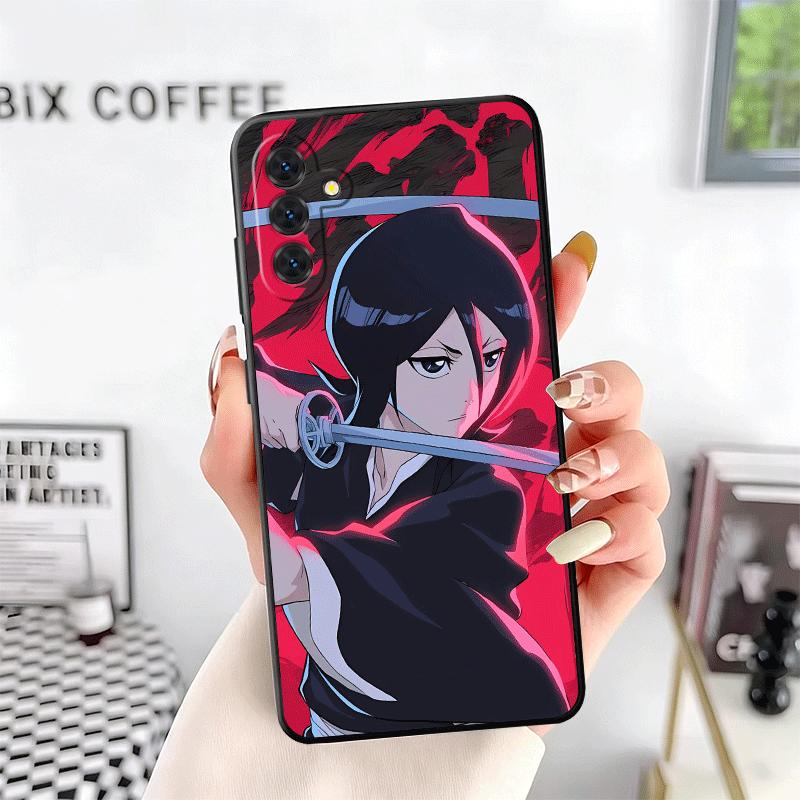 Bleach Kuchiki Rukia Soft Phone Case for Samsung A17 A37 A57 A16 A26 A36 A56 A15 A25 A35 A55 A14 A24 A34 A54 A13 A23 A33 A53 A52